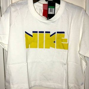 Nike Sportswear Cotton Logo Cropped T-Shirt XL